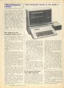 Apple IIe released (April 1983 Electronics Australia)