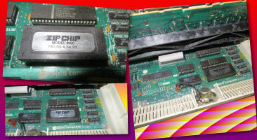 4MHz Zip Chip 4000 installed in Apple IIc