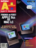 Cover June 1991 inCider/A+ - Apple IIGS vs Mac LC