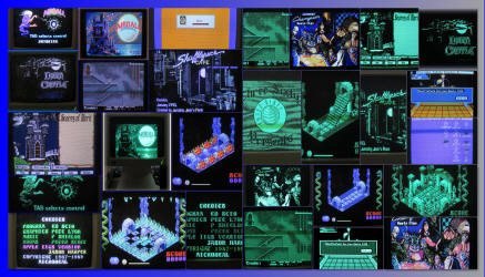 Apple IIgs screenshots - Airball, Dark Castle, Shufflepuck Cafe