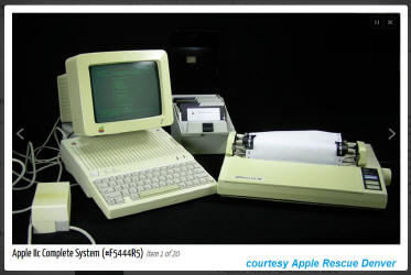 Apple IIc with Epson LX-90