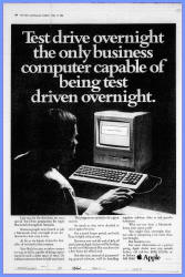 Macintosh Plus test drive ad The West Australian 15/4/1986