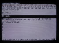 Mac LC Apple IIe Card 40 column text with 80 column firmware active