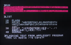 Mac LC Apple IIe Card flashing Applesoft characters