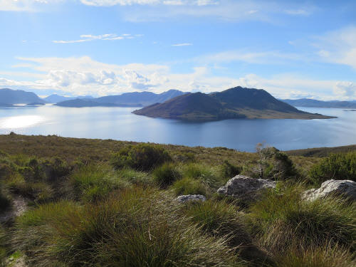 Red Knoll Lookout - view of Lake Pedder in Tasmania - Aug 2014 - cvxmelody photo