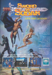 Sword of Sodan Apple IIGS advertisement - June 1989 inCider/A+