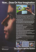 Gibson Light Pen System ad (inCider Dec 1984)