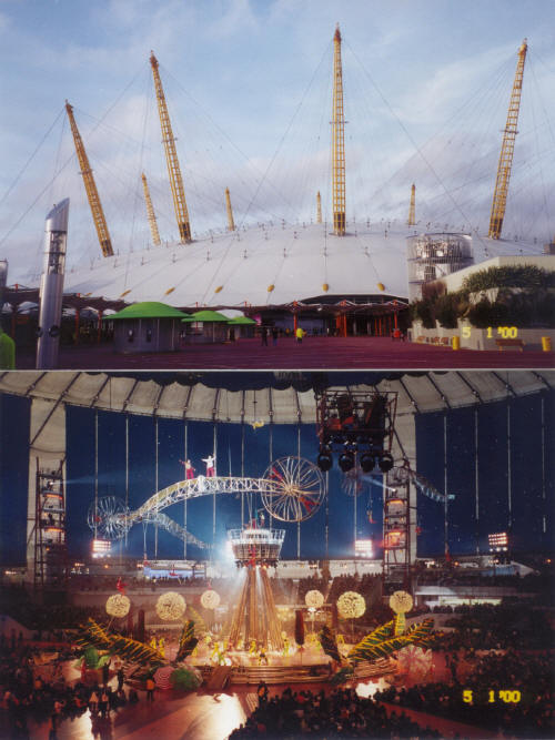 Millennium Dome & Millennium Show (Greenwich, London) - 5th January 2000