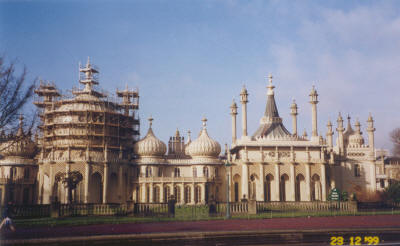 The Royal Pavilion at Brighton (England) - Dec 1999